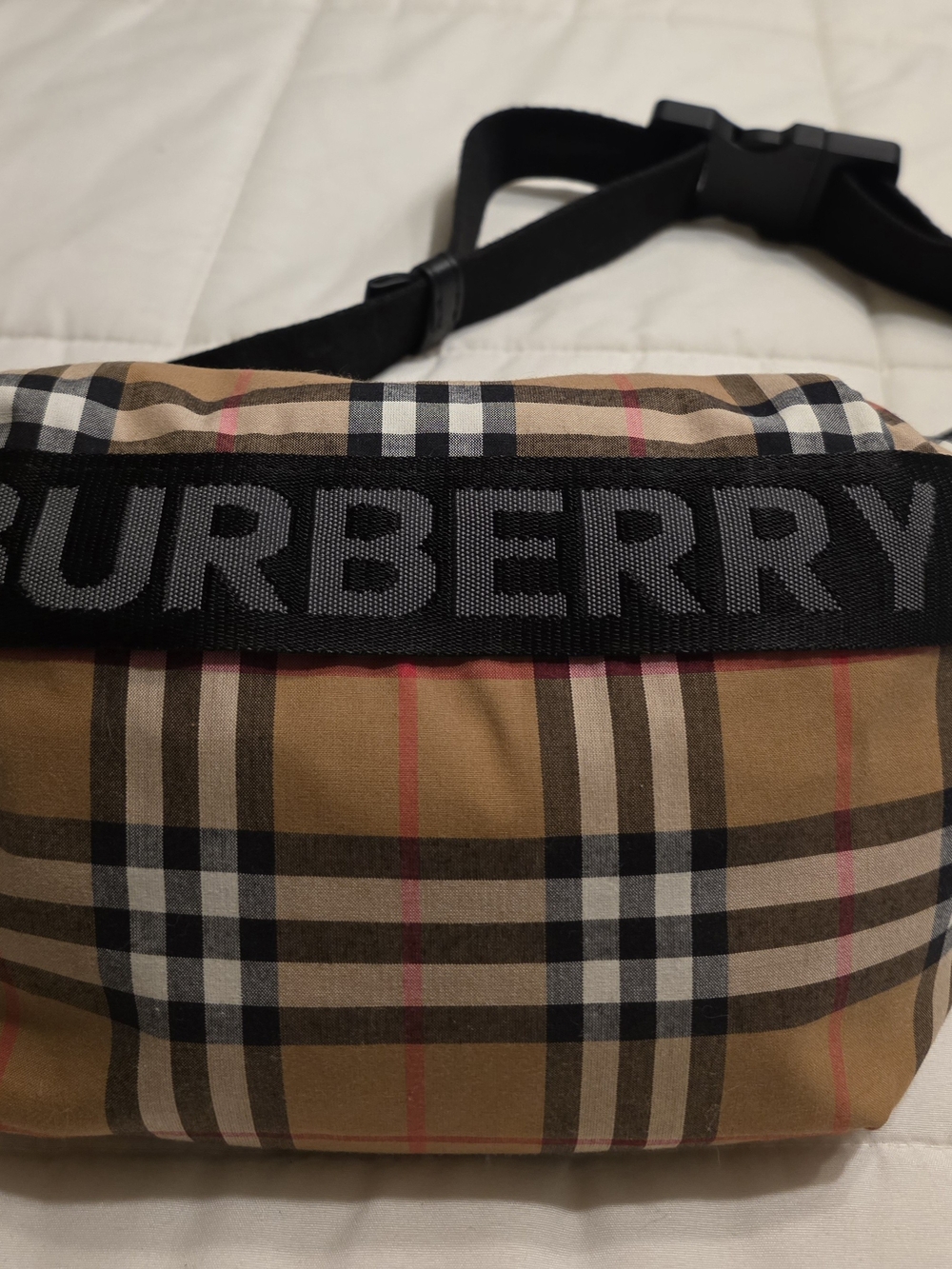 Burberry Beige Nova Check Belt Bag